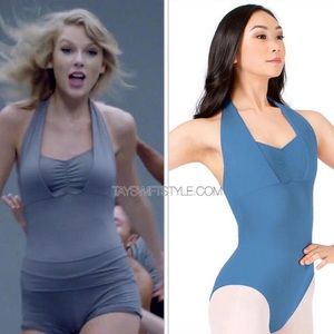 Taylor Swift Motionwear Black Ballet Dance Leotard